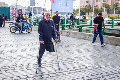 مراسم پیاده روی جاماندگان اربعین در اصفهان برگزار شد