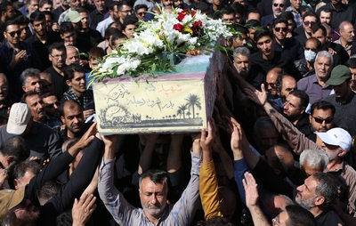 قافله عزاداری امام حسن عسکری (ع) همراه با تشییع شهید گمنام