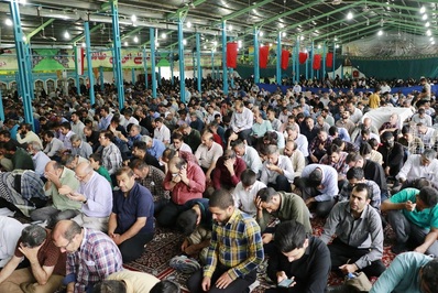 همزمان با سراسر کشور مراسم پر فیض دعای عرفه در گلستان شهدای اصفهان برگزار شد