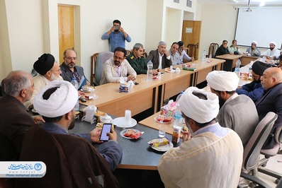 آیین تکریم و معارفه رئیس تبلیغات اسلامی شهرستان هرند