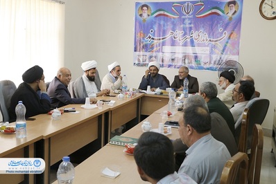 آیین تکریم و معارفه رئیس تبلیغات اسلامی شهرستان هرند