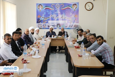 آیین تکریم و معارفه رئیس تبلیغات اسلامی شهرستان هرند