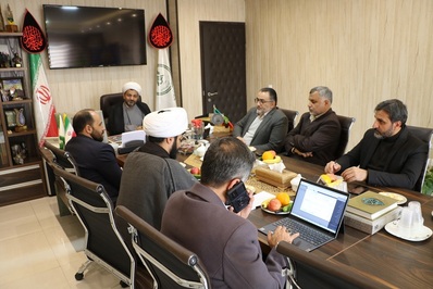 دیدار مدیر عامل و معاونین بنیاد دعبل خزاعی با مدیر کل تبلیغات اسلامی اصفهان