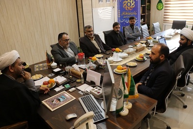 دیدار مدیر عامل و معاونین بنیاد دعبل خزاعی با مدیر کل تبلیغات اسلامی اصفهان