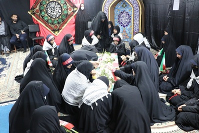 مراسم استقبال از پیکر مطهر شهید گمنام  در دبیرستان صدراي اصفهان