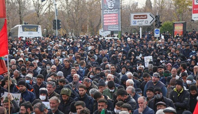 مراسم تشییع شهدای گمنام با حضور هیئات مذهبی و مردم متدین و انقلابی شهر اصفهان