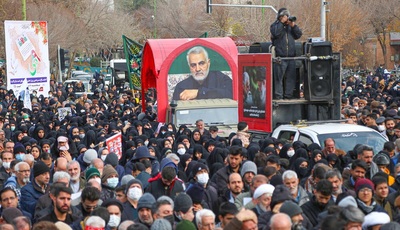 مراسم تشییع شهدای گمنام با حضور هیئات مذهبی و مردم متدین و انقلابی شهر اصفهان