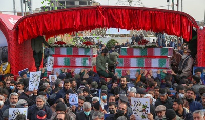 مراسم تشییع شهدای گمنام با حضور هیئات مذهبی و مردم متدین و انقلابی شهر اصفهان