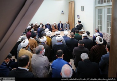 دیدار رهبر انقلاب با جمعی از مسئولان سازمان تبلیغات اسلامی