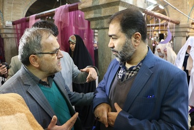 استاندار و مدیر کل تبلیغات اسلامی استان اصفهان از مساجد دانش آموزی اعتکاف بازدید کردند