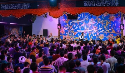 جشن میلاد امام حسین(ع) در هیئت فدائیان حسین(ع) اصفهان