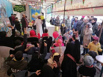 جنگ شادی و نشاط معنوی ویژه کودکان و نونهالان مهدوی برگزار شد