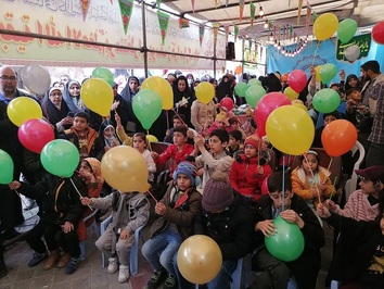 جنگ شادی و نشاط معنوی ویژه کودکان و نونهالان مهدوی برگزار شد