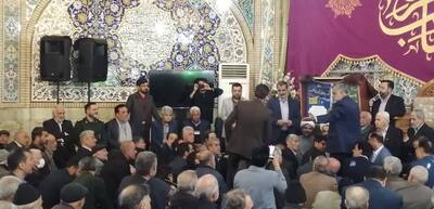 رونمایی از قطعه روضه الحسین (ع) در آرامستان اصفهان ویژه مداحان اهل بیت