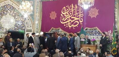 رونمایی از قطعه روضه الحسین (ع) در آرامستان اصفهان ویژه مداحان اهل بیت
