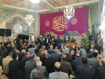 رونمایی از قطعه روضه الحسین (ع) در آرامستان اصفهان ویژه مداحان اهل بیت
