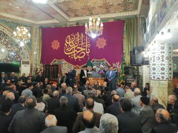 رونمایی از قطعه روضه الحسین (ع) در آرامستان اصفهان ویژه مداحان اهل بیت