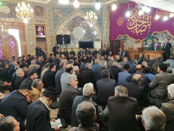 رونمایی از قطعه روضه الحسین (ع) در آرامستان اصفهان ویژه مداحان اهل بیت