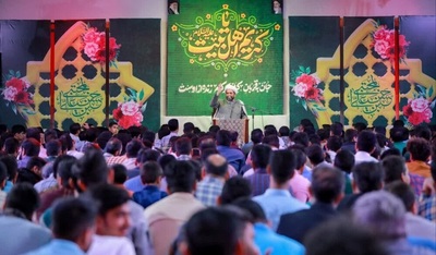 جشن میلاد امام حسن (ع) در امامزاده شاه میرحمزه اصفهان
