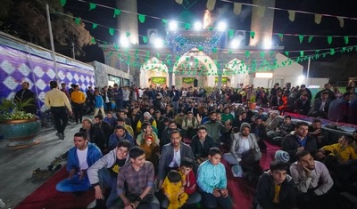 جشن میلاد امام حسن (ع) در امامزاده شاه میرحمزه اصفهان