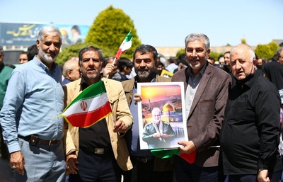 راهپیمایی حماسی مردم اصفهان در روز جهانی قدس