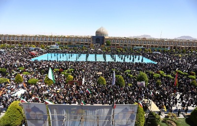 راهپیمایی حماسی مردم اصفهان در روز جهانی قدس