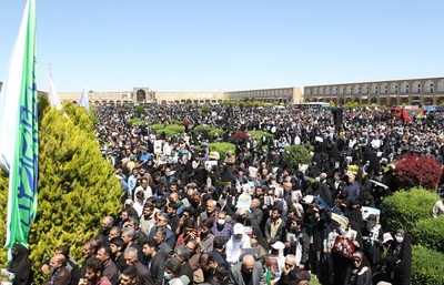 راهپیمایی حماسی مردم اصفهان در روز جهانی قدس