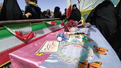 برپایی غرفه فرهنگی توسط دبیرستان علوم و معارف اسلامی صدرا