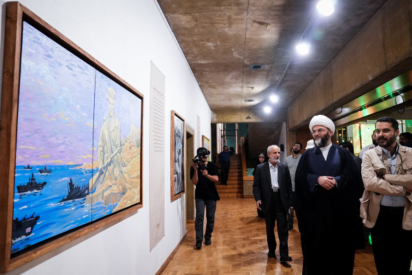 آیین افتتاحیه‌ی نمایشگاه «بسیجی»