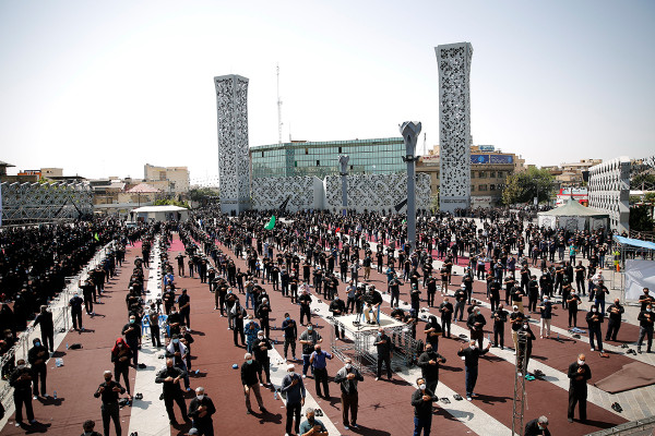 Celebración de los actos de duelo por el Imam Hussein (AS) con distanciamiento social