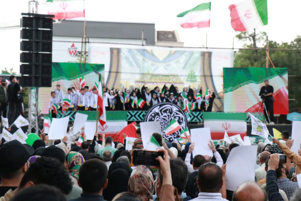 اردبیل یکصدا «مرگ بر اسرائیل»