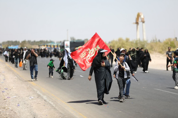 گزارش تصویری مراسم جاماندگان اربعین