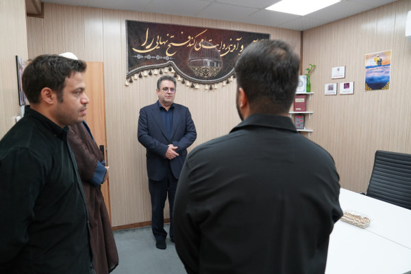 بازدید مدیرکل صدا و سیما مرکز خوزستان از مرکز رسانه تبلیغات اسلامی خوزستان