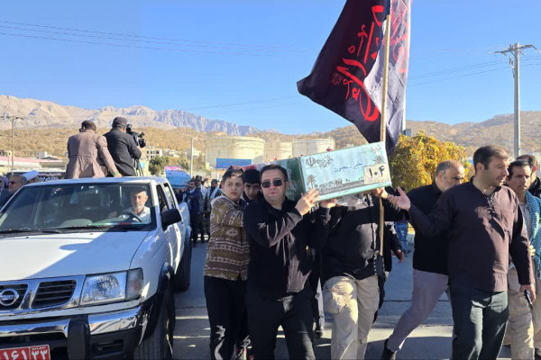 آئین پیاده‌روی حرم تا حرم در یاسوج برگزار شد