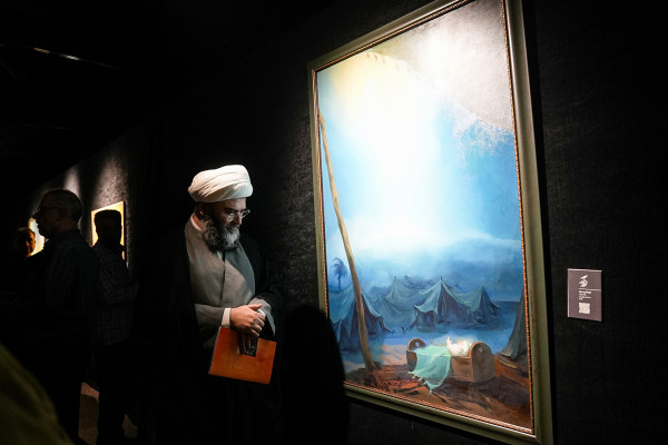 نمایشگاه آثار نقاشی عبدالحمید قدیریان