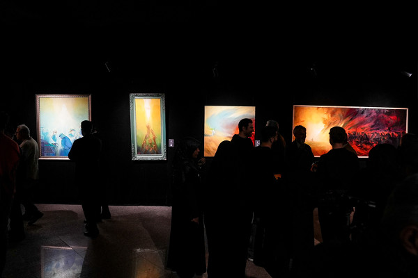 نمایشگاه آثار نقاشی عبدالحمید قدیریان