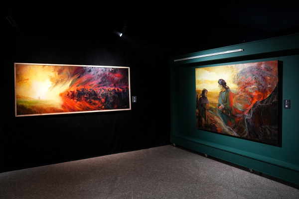 نمایشگاه آثار نقاشی عبدالحمید قدیریان