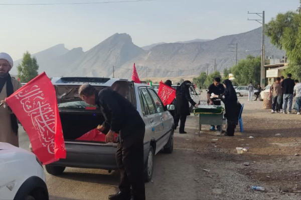 برگزاری مراسم پیاده رویی جاماندگان اربعین حسینی در شهرستان دره شهر