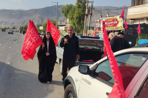 برگزاری مراسم پیاده رویی جاماندگان اربعین حسینی در شهرستان دره شهر