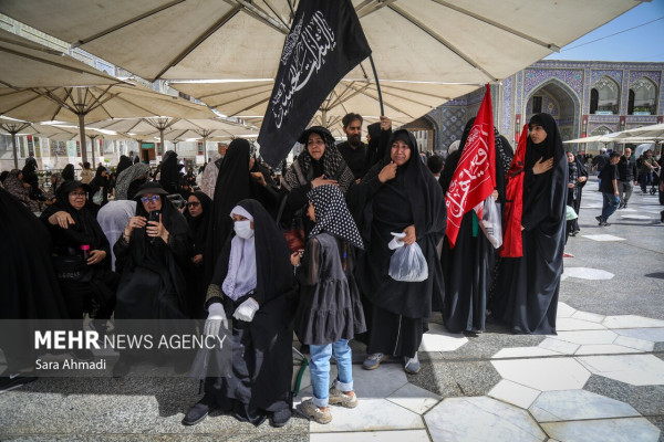 مراسم اربعین حسینی در حرم مطهر رضوی
